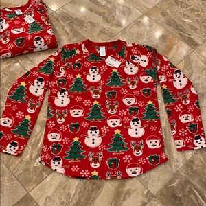 NWT The Children’s Place Christmas Pj top UNISEX